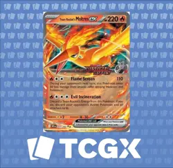 Pokemon - Team Rocket's Moltres ex (Destined Rivals Stamp) - 031/182 - Promo NM - Image 1