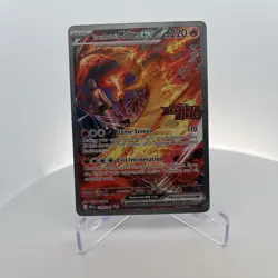 Pokemon Destined Rivals Team Rocket's Moltres EX 229/182 Stamped Promo LP/NM - Image 1