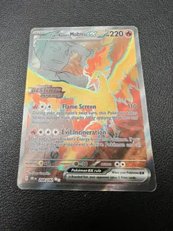 Pokemon Team Rocket’s Moltres Ex Stamped Promos #229,208,031 Destined Rivals NM - Image 3