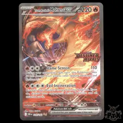 Team Rocket's Moltres ex #229/182 Destined Rivals Stamped Promo NM Pokemon 2025 - Image 1