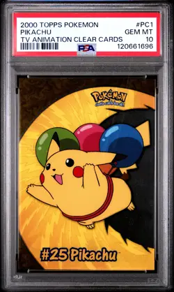 PSA 10 Pikachu Clear Cards PC1 2000 Topps Pokemon Tv Animation 120661696 - Image 1