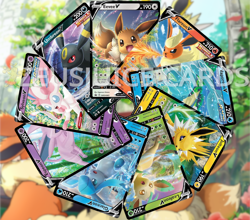 Eevee Evolutions V Promo Complete SWSH 9 Card Set Eeveelutions Pokemon TCG M/NM - Image 1