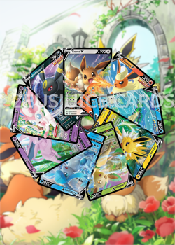 Eevee Evolutions V Promo Complete SWSH 9 Card Set Eeveelutions Pokemon TCG M/NM - Image 2