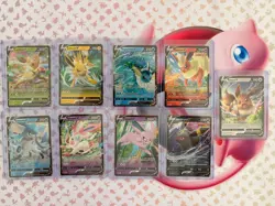 Eevee Evolutions V Promo Complete SWSH 9 Card Set Eeveelutions Pokemon TCG NM - Image 1