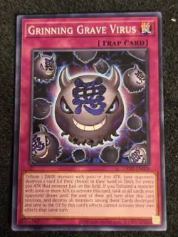 Grinning Grave Virus OP27-EN026 OTS Tournament Pack 27 Unlimited Common NM - Image 1