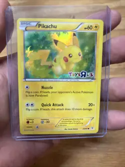 Pokemon Generations Pikachu 26/83 Holo Stamped Toys R US Promo MP - Image 2