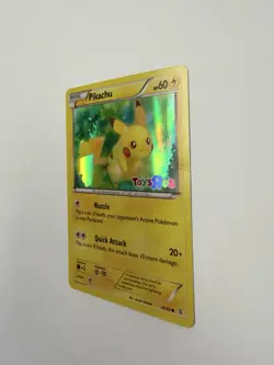 2016 Pokemon Pikachu 26/83 Holo Toys R Us Stamped Pokemon TCG Lightly Played - Image 3