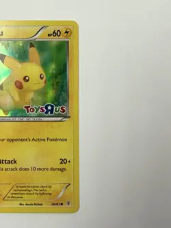 2016 Pokemon Pikachu 26/83 Holo Toys R Us Stamped Pokemon TCG Lightly Played - Image 5