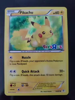 Pikachu 26/83 Toys R Us Exclusive Holo Pokemon TCG Generations Near Mint NM - Image 1