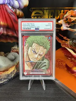 2022 One Piece Roronoa Zoro Alternate Art - Romance Dawn OP01 #001 PSA 10 - Image 1
