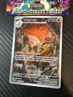 Volcarona 100/086 Sv: Black Bolt Illustration Rare Pokemon TCG Pack Fresh NM - Image 2