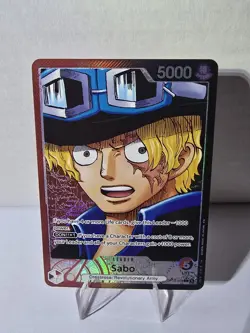 Sabo Alt Art OP13-004 L Carrying on His Will ONE PIECE Card Game ENGLISH - Image 1