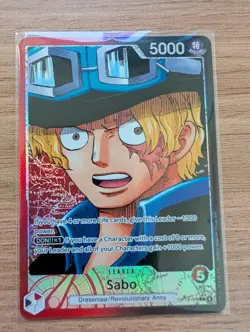 Sabo Alt Art OP13-004 L Carrying on His Will ONE PIECE Card Game ENGLISH ALT L - Image 2