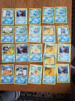 Huge Pokemon Card Lot 338 Cards 1st Gen 1st Editions Charizard RARE TCG VINTAGE - Image 5