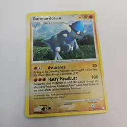 Rampardos Holo Rare 33/123 Diamond & Pearl Mysterious Treasures Pokemon Card - Image 3