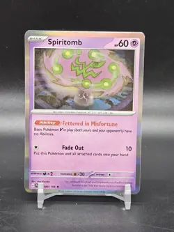 089/193 SPIRITOMB | RARE HOLO | PALDEA EVOLVED POKEMON CARD - Image 1