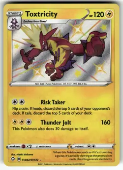 Toxtricity SV042/SV122 Shining Fates: Shiny Vault NM Pokemon Card TCG - Image 1