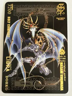 LIBRA DOHKO GOLD SAINT Sacred Saga Saint Seiya Anime Collectible Card - Image 1
