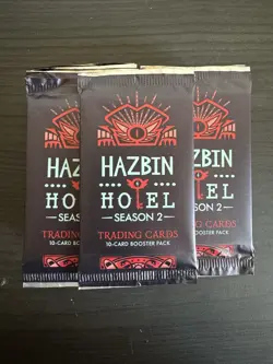 HAZBIN HOTEL Season 2 Trading Cards 1st Edition Booster Pack Lot Of 19 SHIPS NOW - Image 1