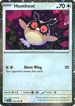 Hoothoot - 126 (Cosmos Holo) Promo SV: S&V Promo Cards 126/162 NM Holofoil - Image 1