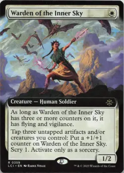 Warden of the Inner Sky (Extended Art) R The Lost Caverns of Ixalan 359 NM MTG - Image 1