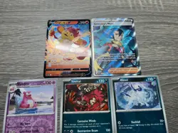 Pokemon mixed lot | Variety of 8 Cards | All Foil | 1 Card is Japanese - Image 2