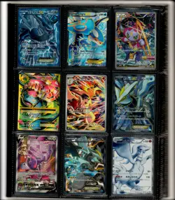 Lot of (396) Assorted Pokemon TCG Variety Raw Cards With Binder Included - Image 1