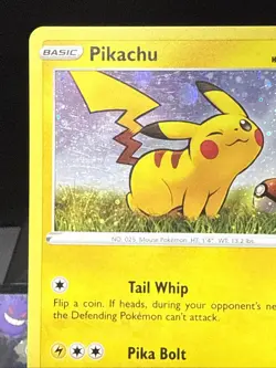 Pokemon Card Pikachu SWSH039 Black Star Promo SWIRL Near Mint - Image 3