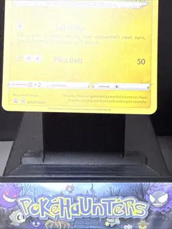 Pokemon Card Pikachu SWSH039 Black Star Promo SWIRL Near Mint - Image 4