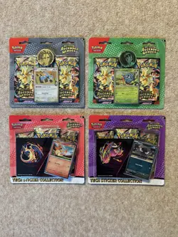 4 X Pokemon TCG: Ascended Heroes Tech Sticker & Blister Pack Bundle New & Sealed - Image 3