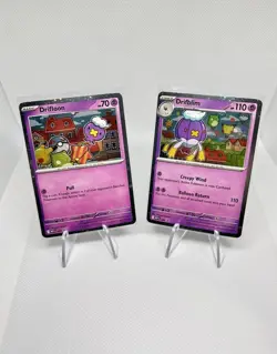 Drifloon 005 and Drifblim 006 MEGA EVOLUTION BLACK STAR PROMO Pokemon TCG M NM - Image 1