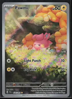 Pawmi 226/091 Illustration Rare SV: Paldean Fates Pokemon TCG NM - Image 1