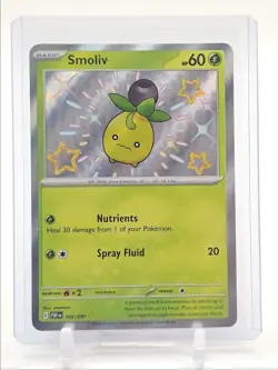 SMOLIV 2024 POKEMON PALDEAN FATES SHINY RARE HOLO 102/091 Q3687 - Image 1