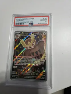 Noctowl Black Star Promo 141 Pokemon Scarlet & Violet Stellar Crown PSA 10 - Image 1