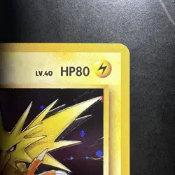 Pokemon Vintage Japanese Holo Zapdos Mystery of the Fossils Old Back 1997 - Image 3
