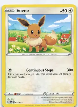 Eevee 013/015 Promo Normal McDonald's Promos 2024 NM Pokemon - Image 1