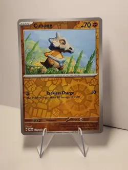 Cubone 072/142 Sv07: Stellar Crown Reverse Holo Pokemon TCG NM - Image 1