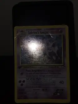 Pokemon 2000 Gym Heroes Sabrina's Gengar 1st Edition Holo - Image 2