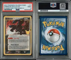 2021 Pokemon Celebrations Umbreon Gold Star Psa 9 - Image 1