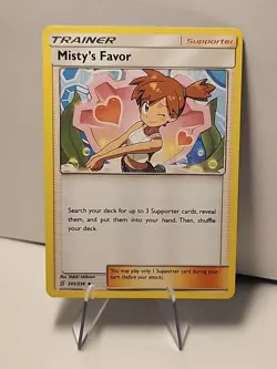 Misty's Favor 202/236 Sm-Unified Minds Regular Non-Holo Pokemon TCG NM+ - Image 1