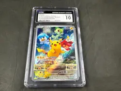 PIKACHU 001/SV-P POKEMON CHINESE SCARLET & VIOLET PRE-ORDER CGC 10 - Image 1