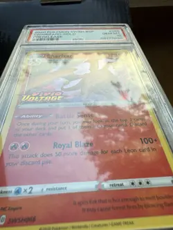 Pokemon Charizard Prerelease SWSH066 Vivid Voltage Promo Holo PSA 10 - Image 2