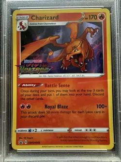 Pokemon Charizard Prerelease SWSH066 Vivid Voltage Promo Holo PSA 10 - Image 3