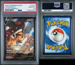 2022 Pokemon Silver Tempest Mawile V Psa 10 - Image 1