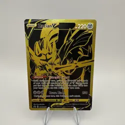 Pokemon TCG Zacian V Gold Holo Black Star Promo SWSH076 M/NM - Image 1