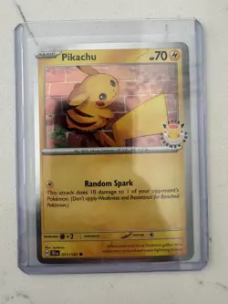 Pokemon Pikachu 051 /162 2026 Pokemon Day Stamped Promo TCG NM - Image 3