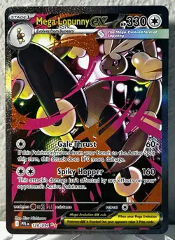 Pokemon Mega Lopunny Ex SIR Phantasmal Flames 128/94 NM - Pack Fresh - Image 1