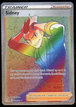 Pokemon TCG Sidney Full Art Secret Rainbow Rare 279/264 Fusion Strike NM - Image 1