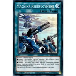 SR10-EN023 Machina Redeployment Super Rare 1st Edition NM YuGiOh TCG - Image 1