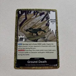 One Piece The Azure Sea's Seven Ground Death Rare Foil OP14-096 - Image 1